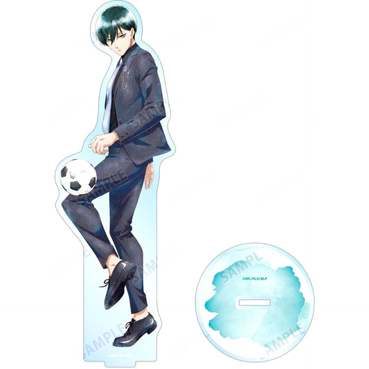 Rin Itoshi Illustration Suit Model Ver. Ani-Art aqua label BIG Acrylic Stand Blue Lock [USED]