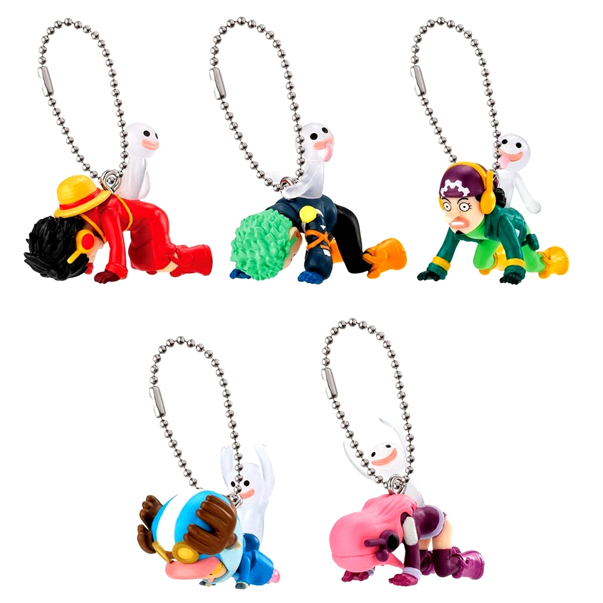 Set of 5 From TV animation ONE PIECE Negative Swing [USED]