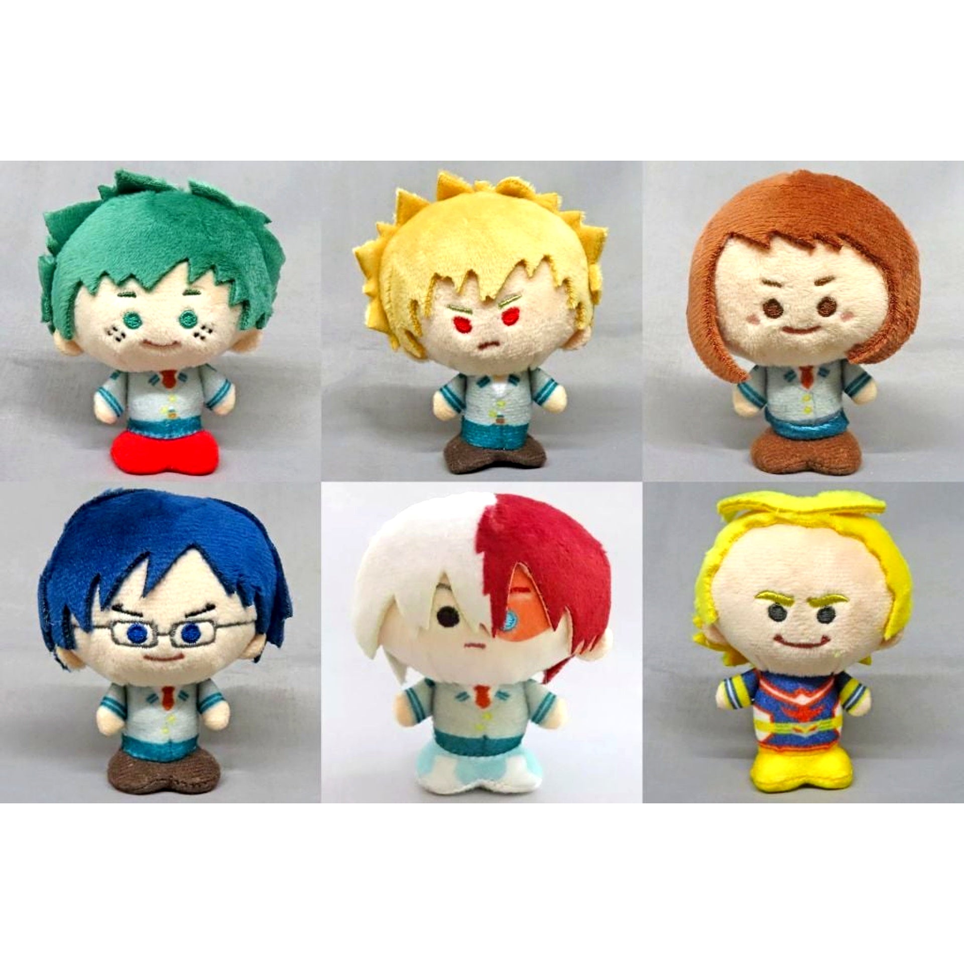 Set of 6 My Hero Academia Trading Kinokos Mini Ver. A [USED]