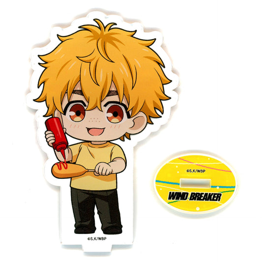 Akihiko Nirei WIND BREAKER x PRINCESS CAFE School Festival Chibi Character Acrylic Stand [USED]
