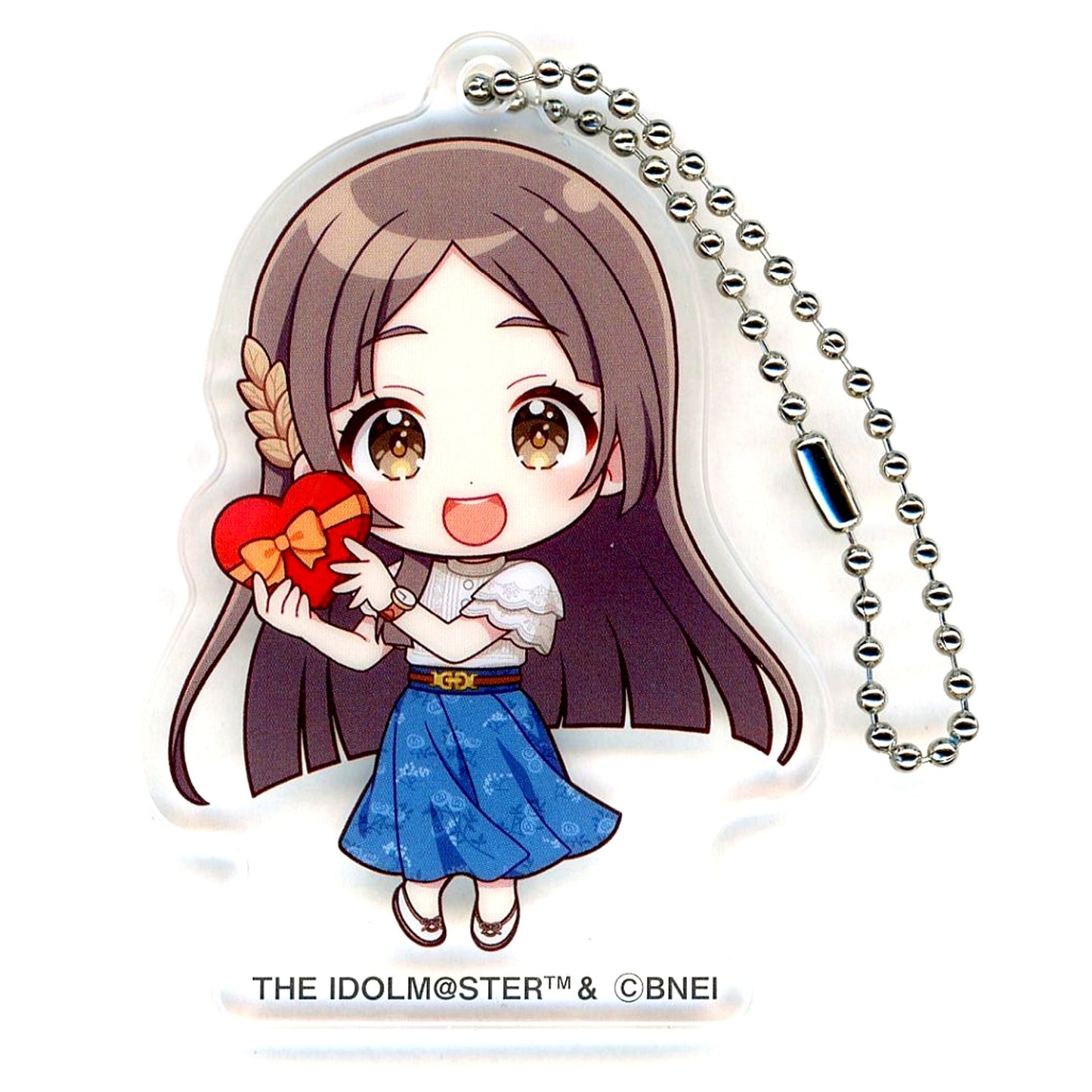 China Kuramoto Gakuen Idolmaster Original Acrylic Keychain Lawson [USED]