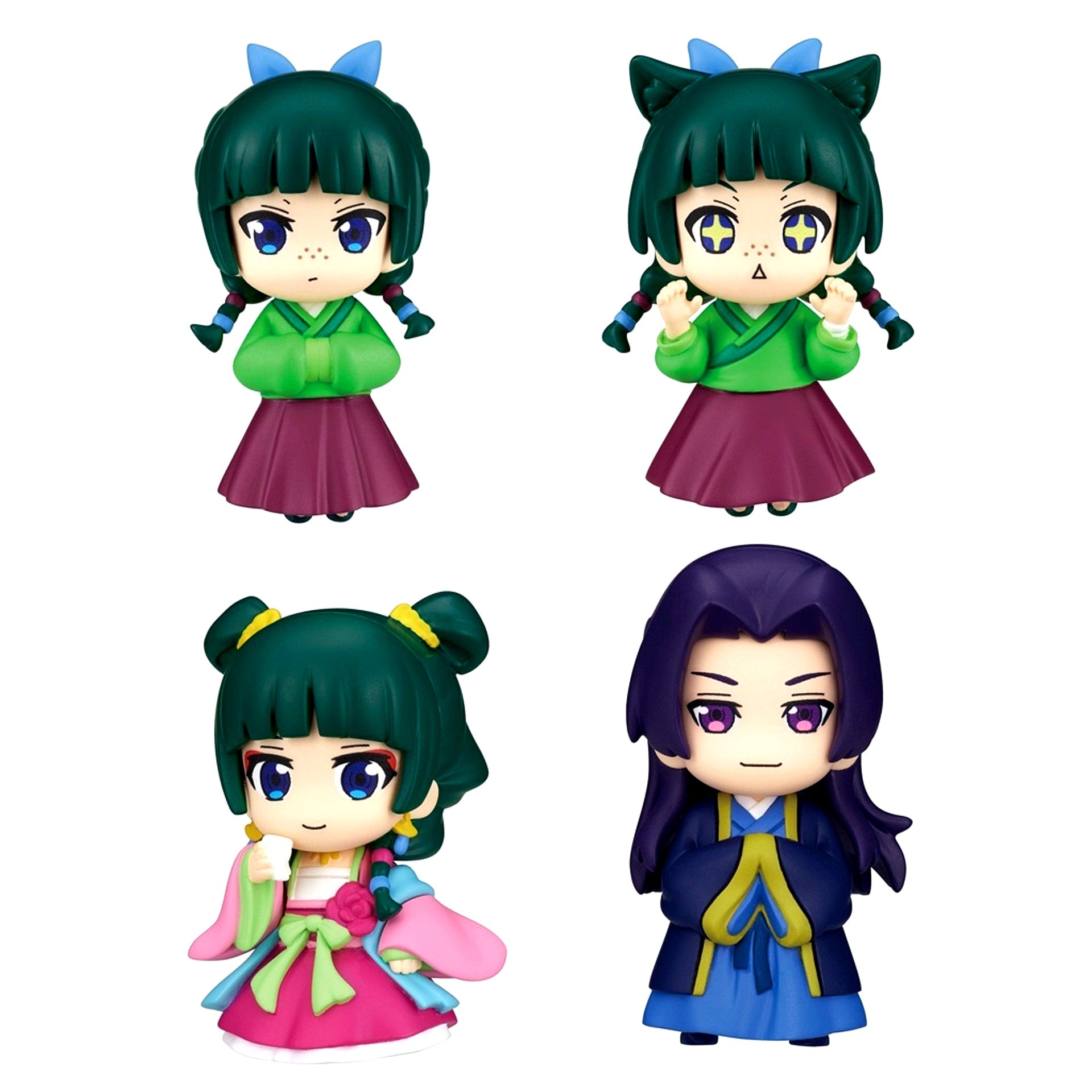 Set of 4 The Apothecary Diaries DefoFig! Keychain [USED]