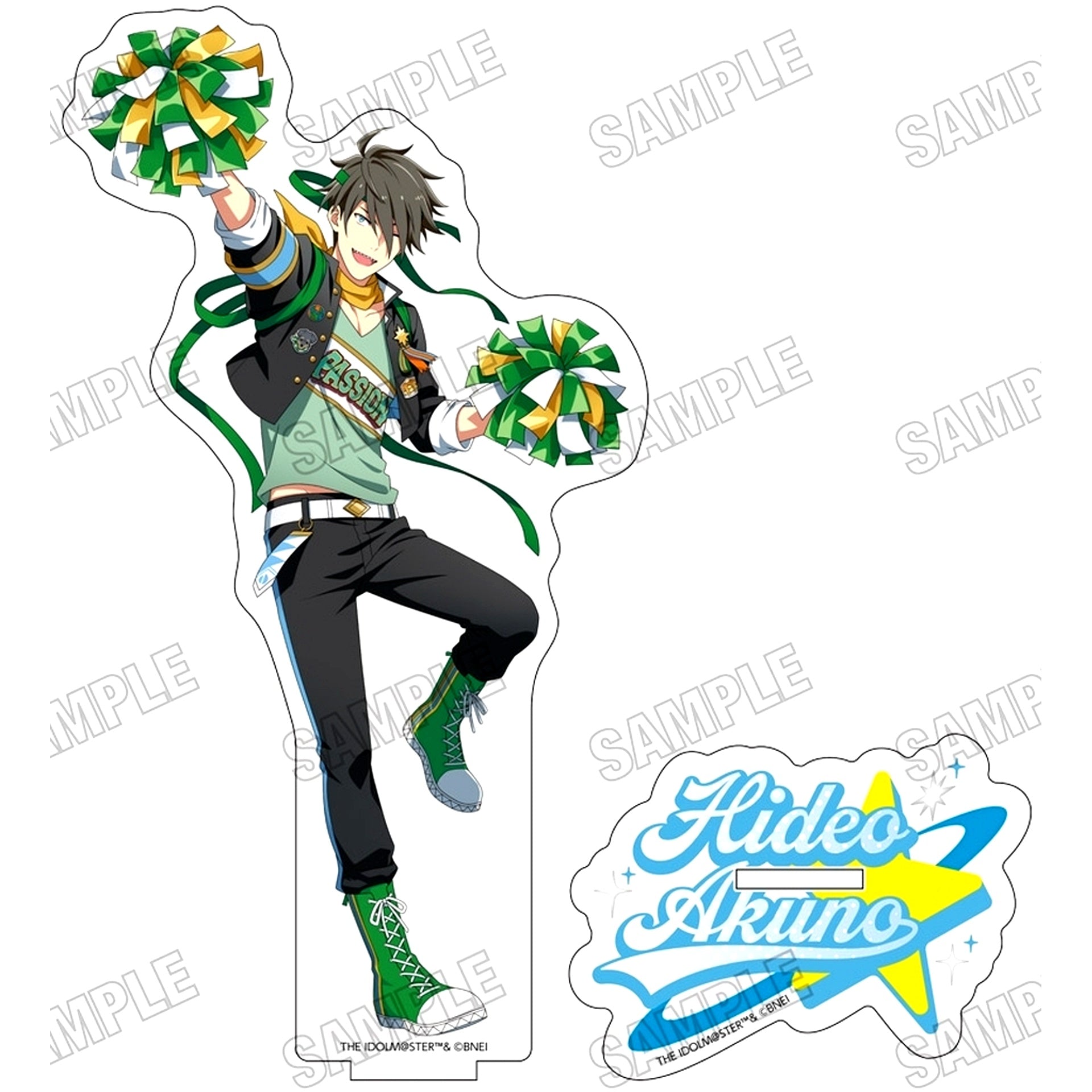Hideo Akuno 1. Illustration BIG Acrylic Stand The Idolmaster SideM [USED]