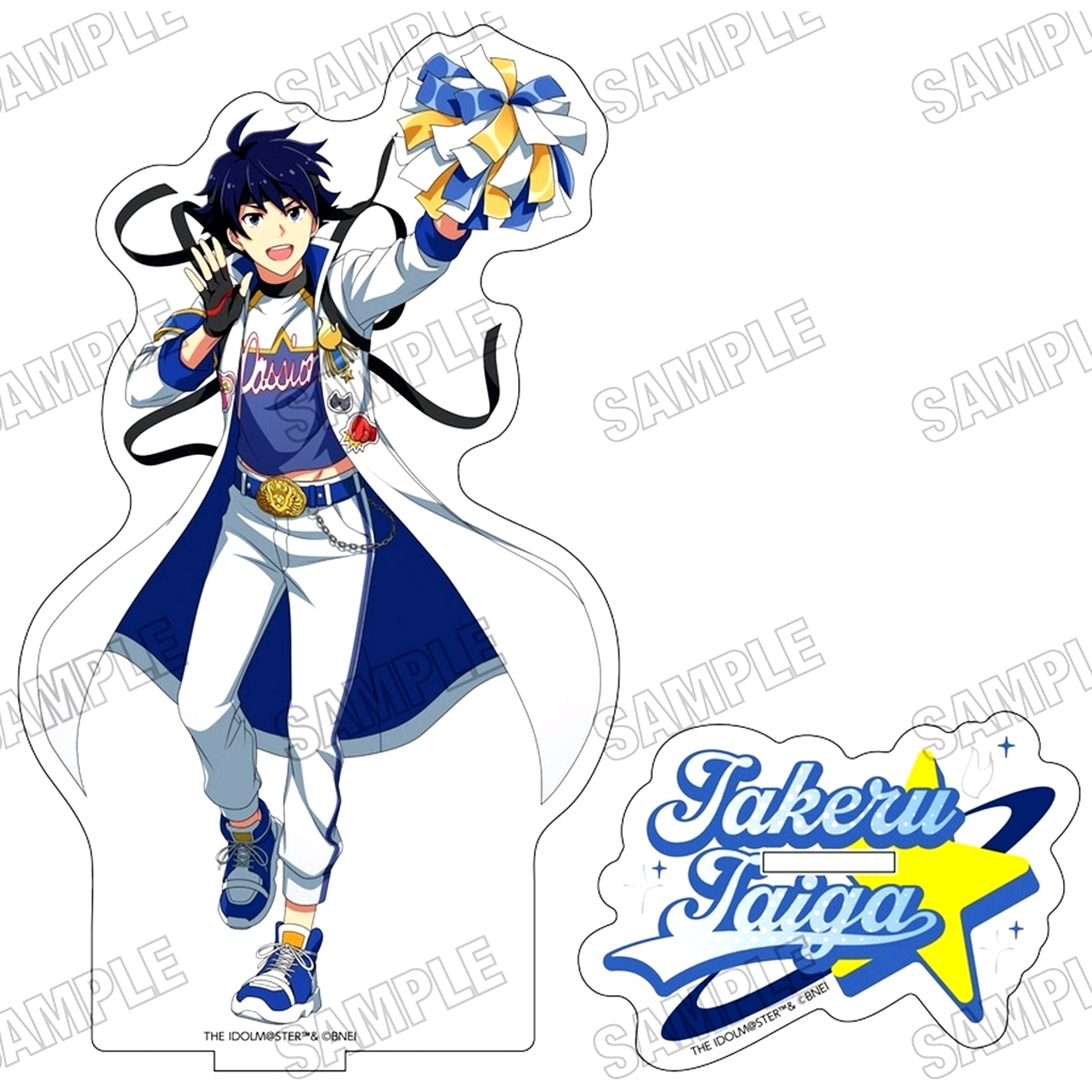 Takeru Taiga 3. The Idolmaster SideM Illustration BIG Acrylic Stand [USED]