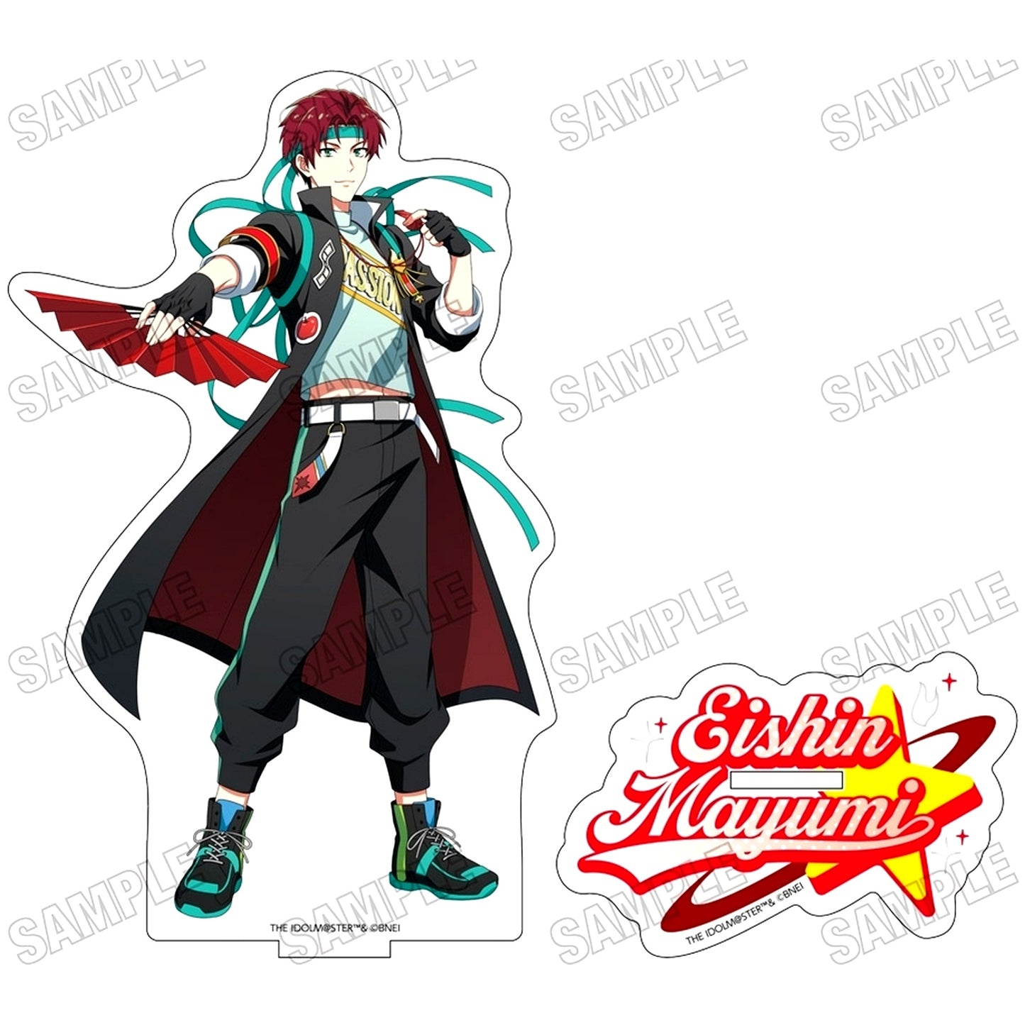 Eishin Mayumi 5. The Idolmaster SideM Illustration BIG Acrylic Stand [USED]