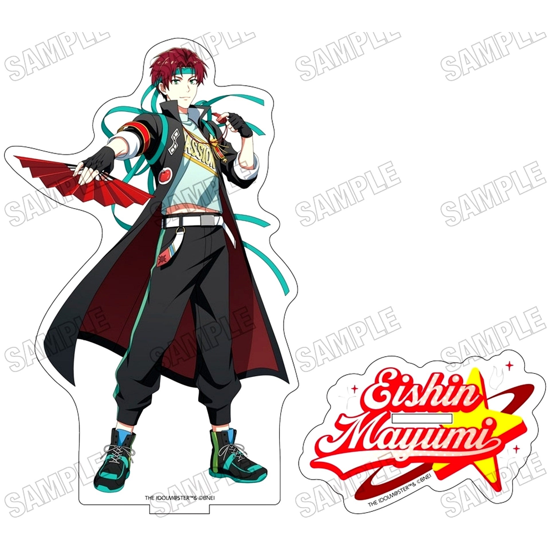 Eishin Mayumi 5. The Idolmaster SideM Illustration BIG Acrylic Stand [USED]