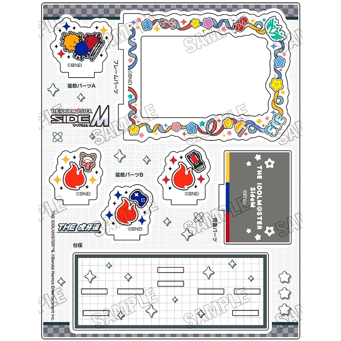 C Card Stand THE IDOLM@STER SideM [USED]