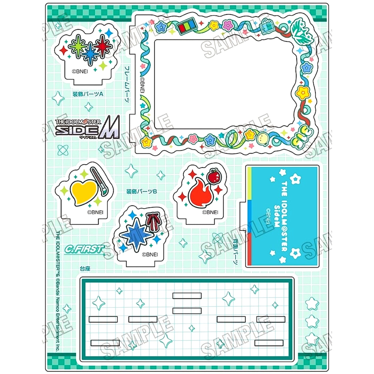 E Card Stand THE IDOLM@STER SideM [USED]