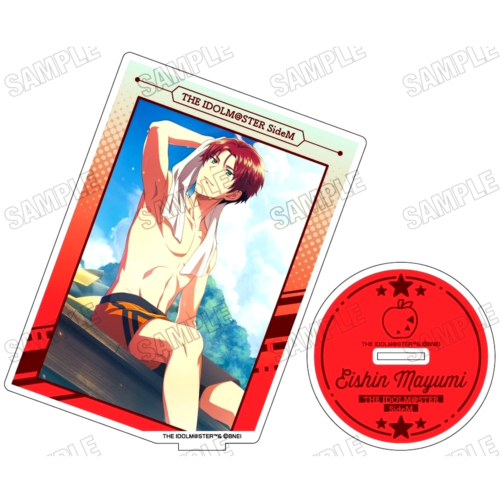 Eishin Mayumi The Idolmaster SideM Card Style Acrylic Stand PICTURE COLLECTION Ver. [USED]