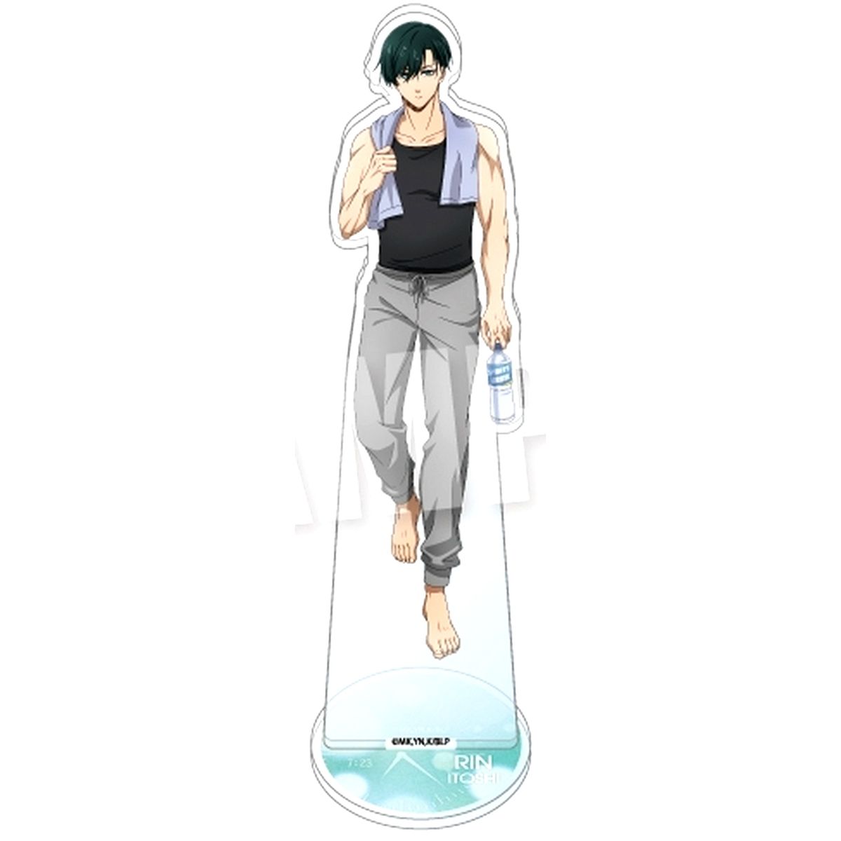 Rin Itoshi Good Morning 7:23 Ver. Illustration Acrylic Stand Blue Lock [USED]