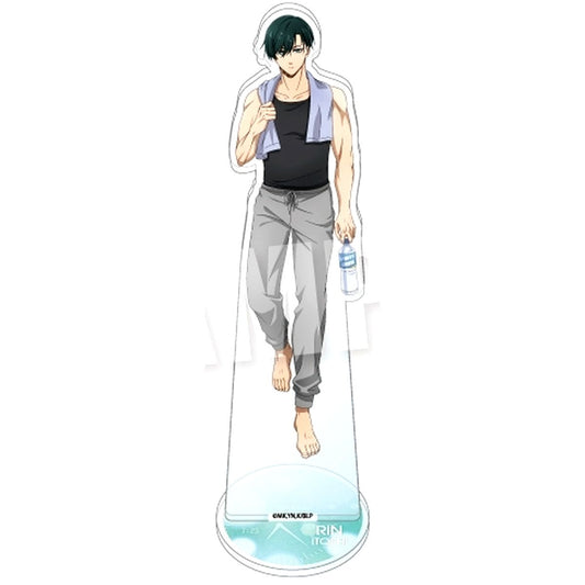 Rin Itoshi Good Morning 7:23 Ver. Illustration Acrylic Stand Blue Lock [USED]