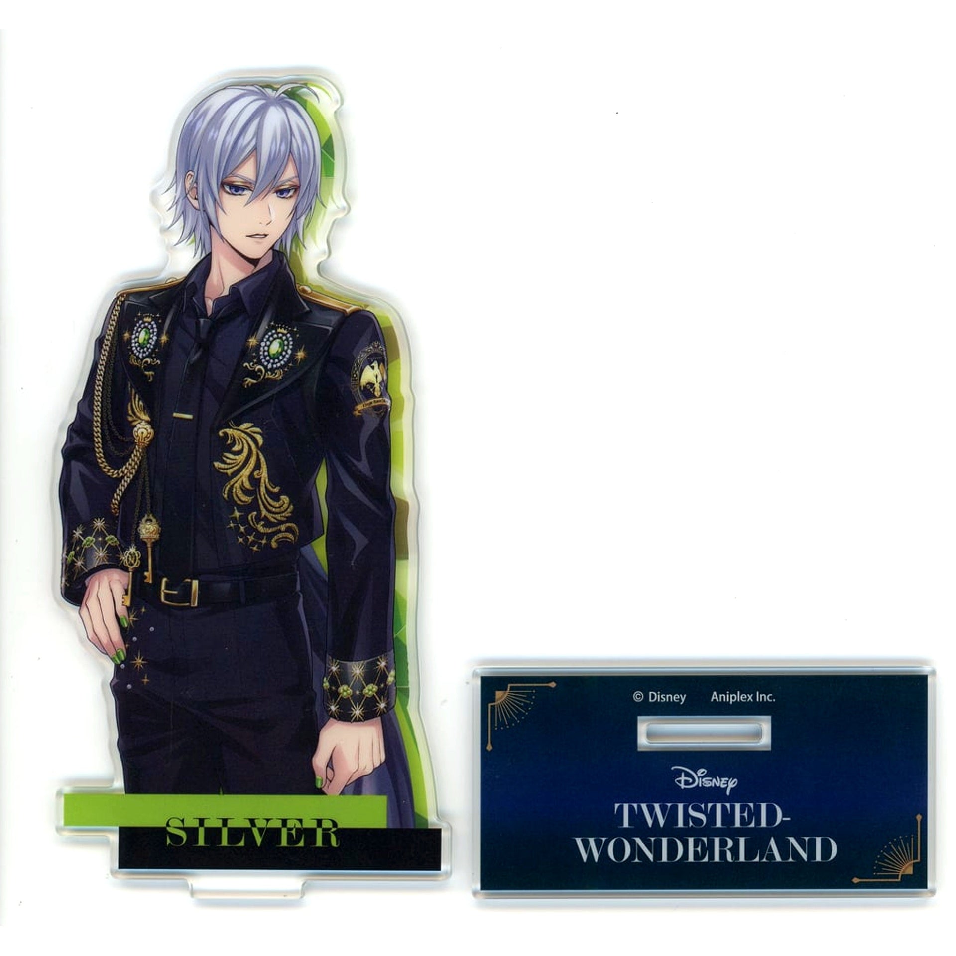 Silver Acrylic Stand Disney Twisted-Wonderland 5th Anniversary POP-UP SHOP Dazzling [USED]