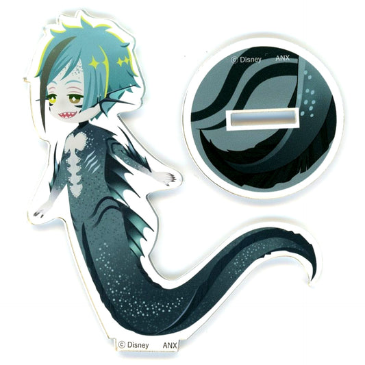 Floyd Leech Mermaid Fin Ver. Mini Acrylic Stand Disney Twisted-Wonderland 5th Anniversary POP-UP SHOP Dazzling [USED]