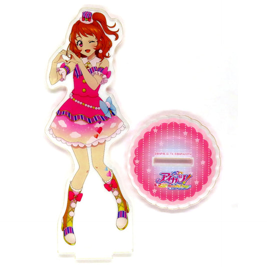 Akari Ozora Acrylic Stand Aikatsu! Memorial Stage Shining Unit Cup Theater Goods [USED]