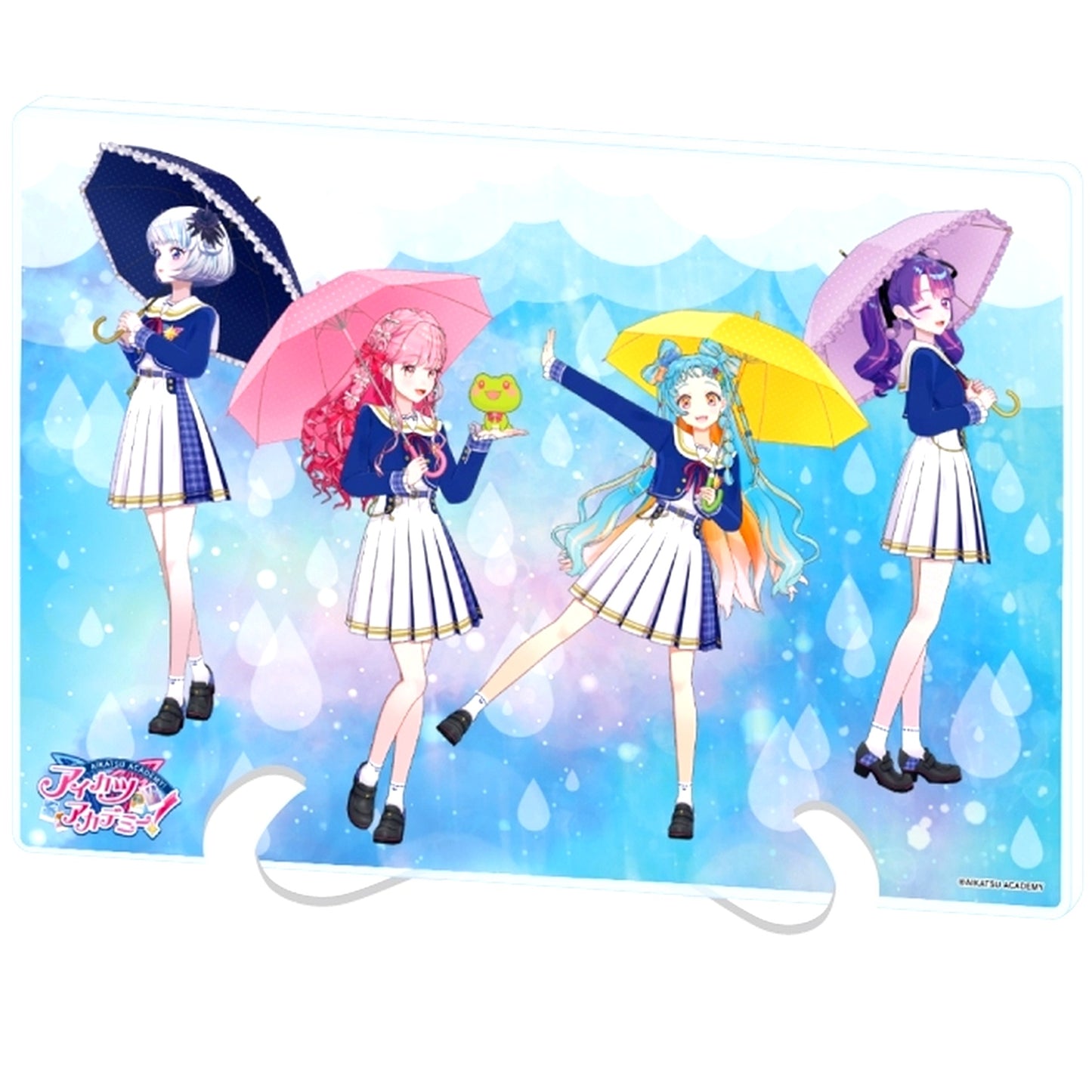 Group 01. Rainy Season Ver. A5 Acrylic Art Board Aikatsu Academy! [USED]