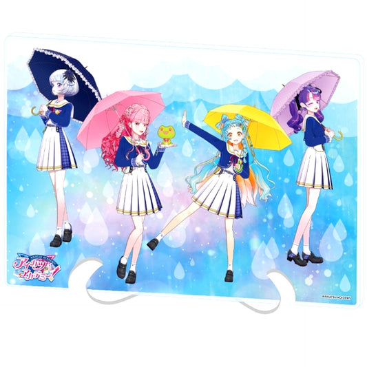 Group 01. Rainy Season Ver. A5 Acrylic Art Board Aikatsu Academy! [USED]