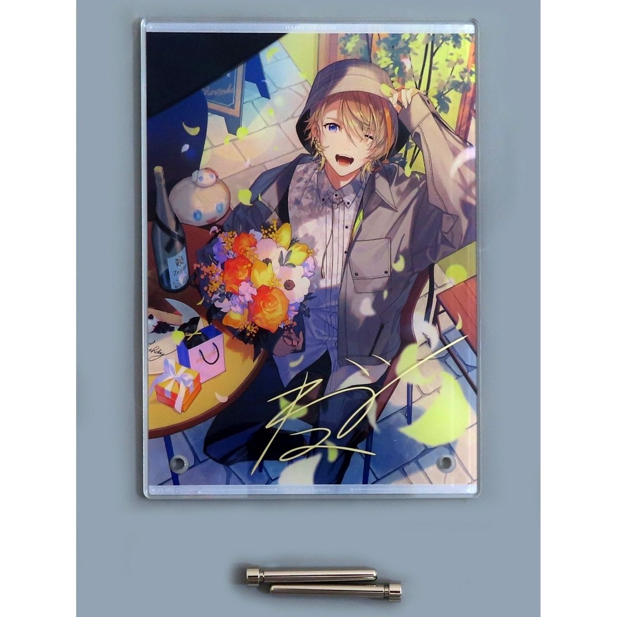 Fura Kanato A5 Acrylic Panel Replica Autograph Birthday 2025 Bundle Bonus Virtual YouTuber Nijisanji [USED]