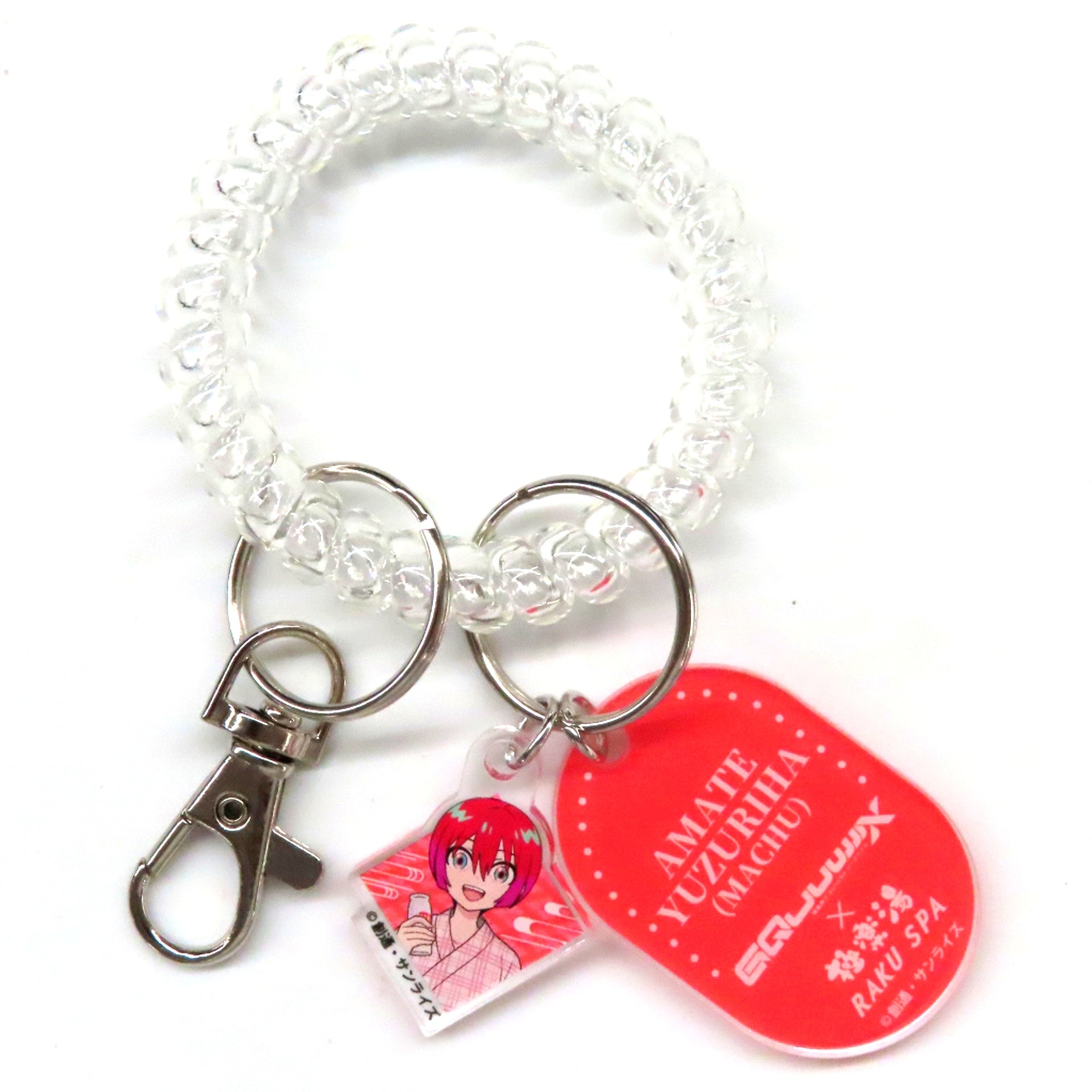 Amate Yuzuriha (Machu/Full Body) Mobile Suit Gundam GQuuuuuuX x Gokurakuyu RAKU SPA Locker Key Style Keychain Collection [USED]