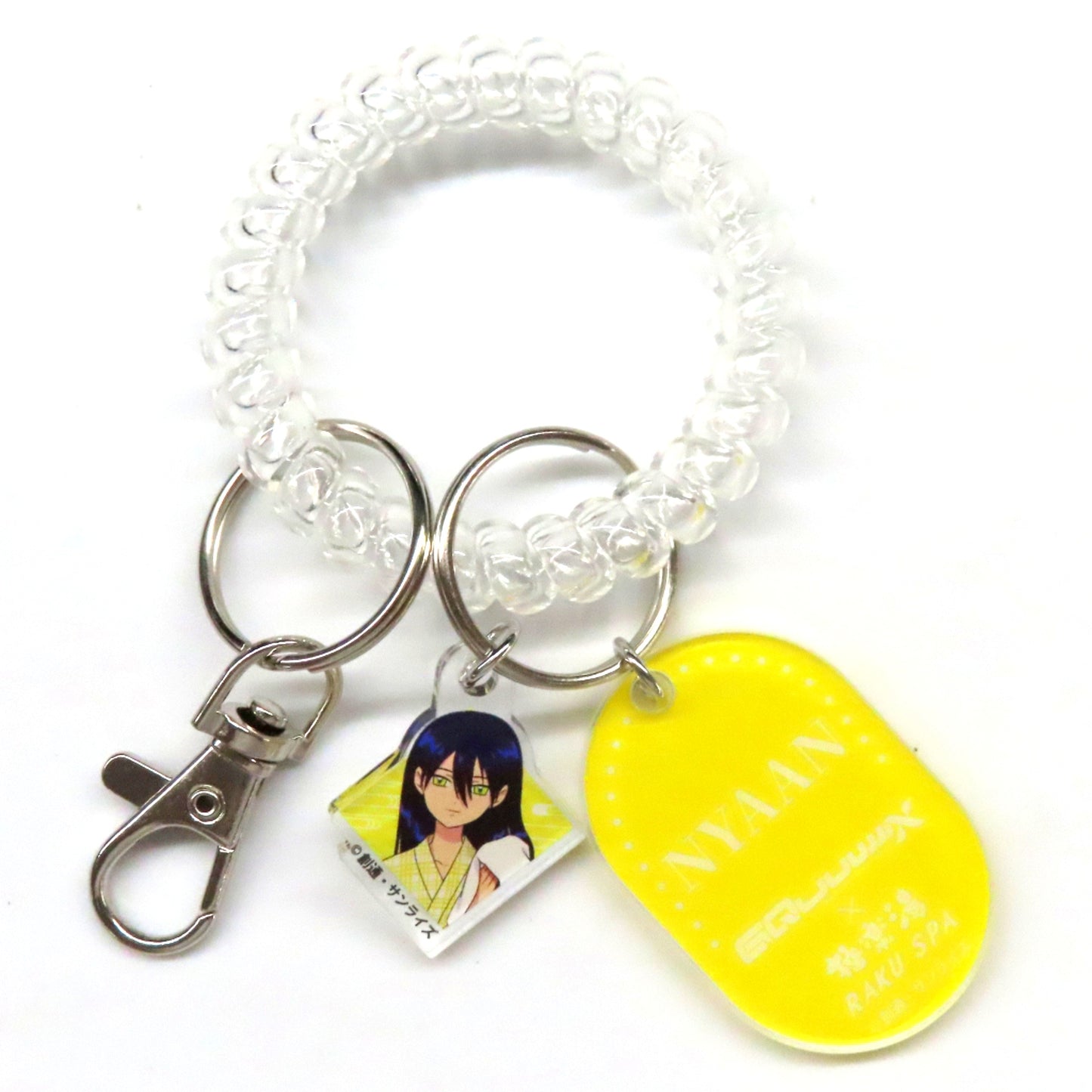 Nyaan Mobile Suit Gundam GQuuuuuuX Gokurakuyu RAKU SPA Locker Key Style Keychain [USED]