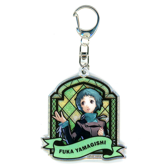 Fuuka Yamagishi Persona 3 Reload Trading Stained Glass Style Keychain Sunshine City Prince Hotel IKEPRI CANVAS [USED]