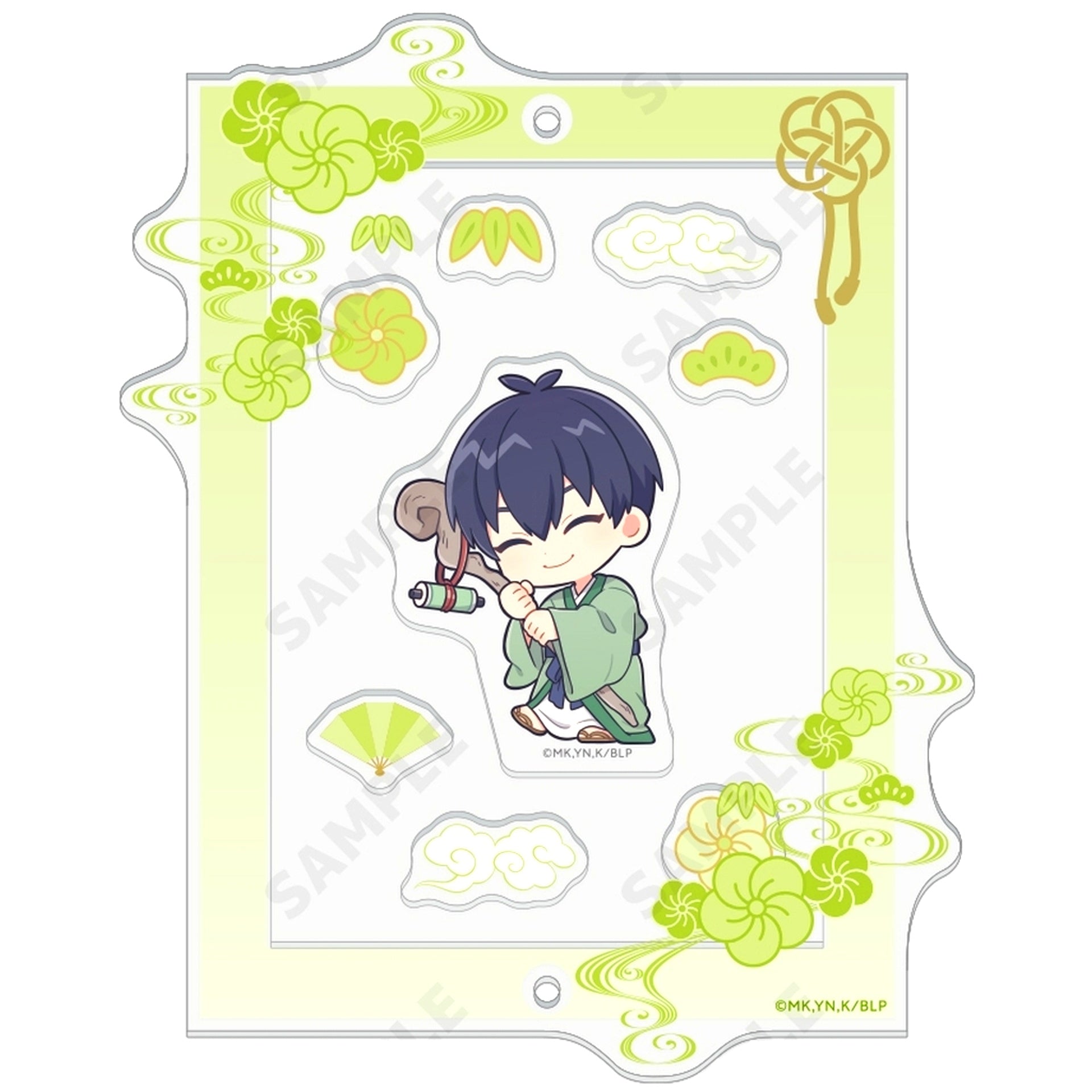 Yoichi Isagi Fuku Fuku Shichifukujin Acrylic Frame Set Blue Lock [USED]