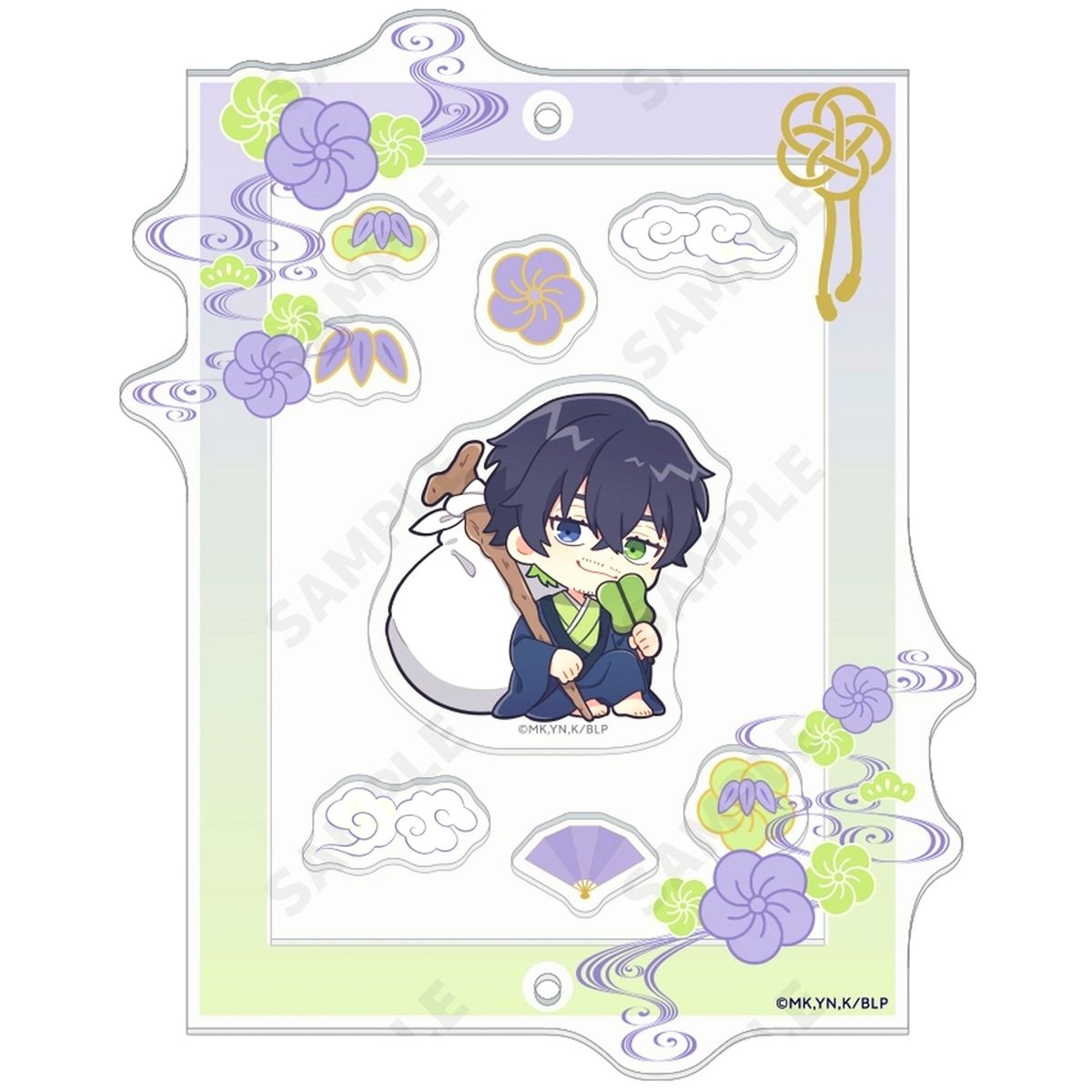 Oliver Aiku Blue Lock Fukufuku Shichifukujin Acrylic Frame Set [USED]