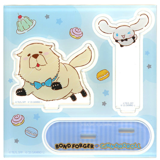 Bond Forger & Cinnamoroll Acrylic Stand Spy x Family x Sanrio Characters [USED]
