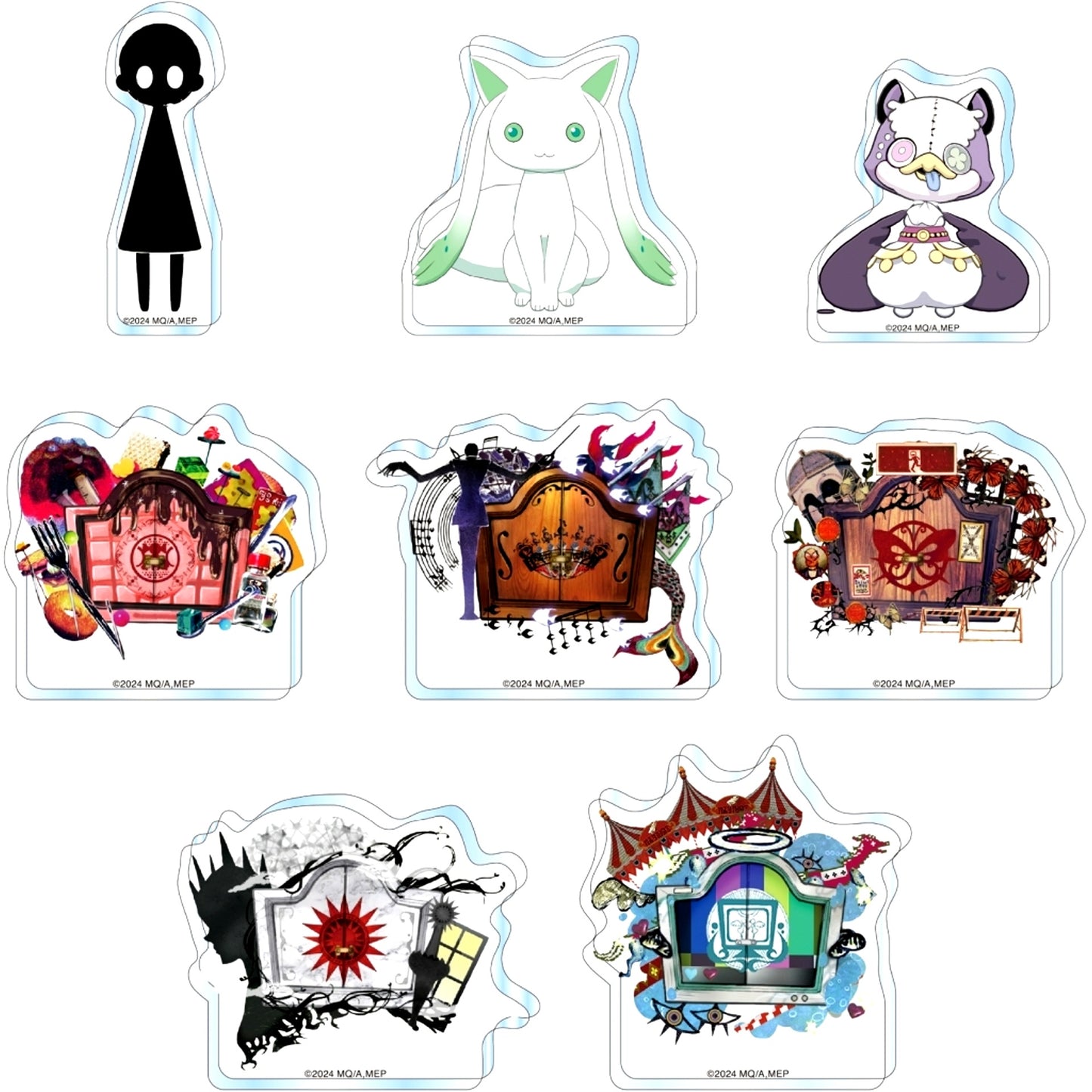 Set of 8 Puella Magi Madoka Magica Magia Exedra Korotto Collection [USED]