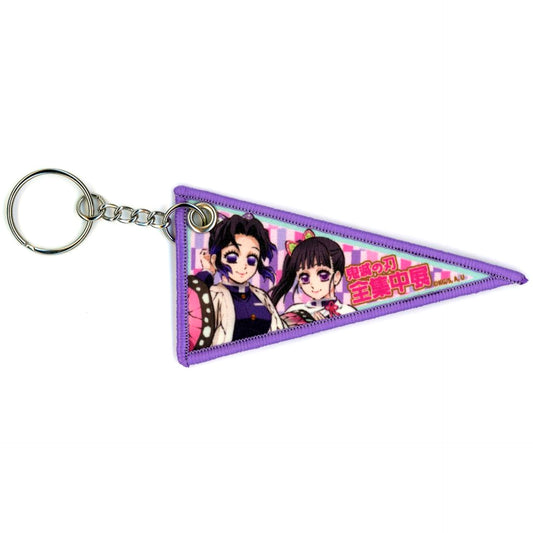 Shinobu Kocho and Kanao Tsuyuri Demon Slayer Total Concentration Exhibition Swordsmith Village Arc and Hashira Training Arc Kagoshima Venue Limited Local Pennant Style Key Charm [USED]