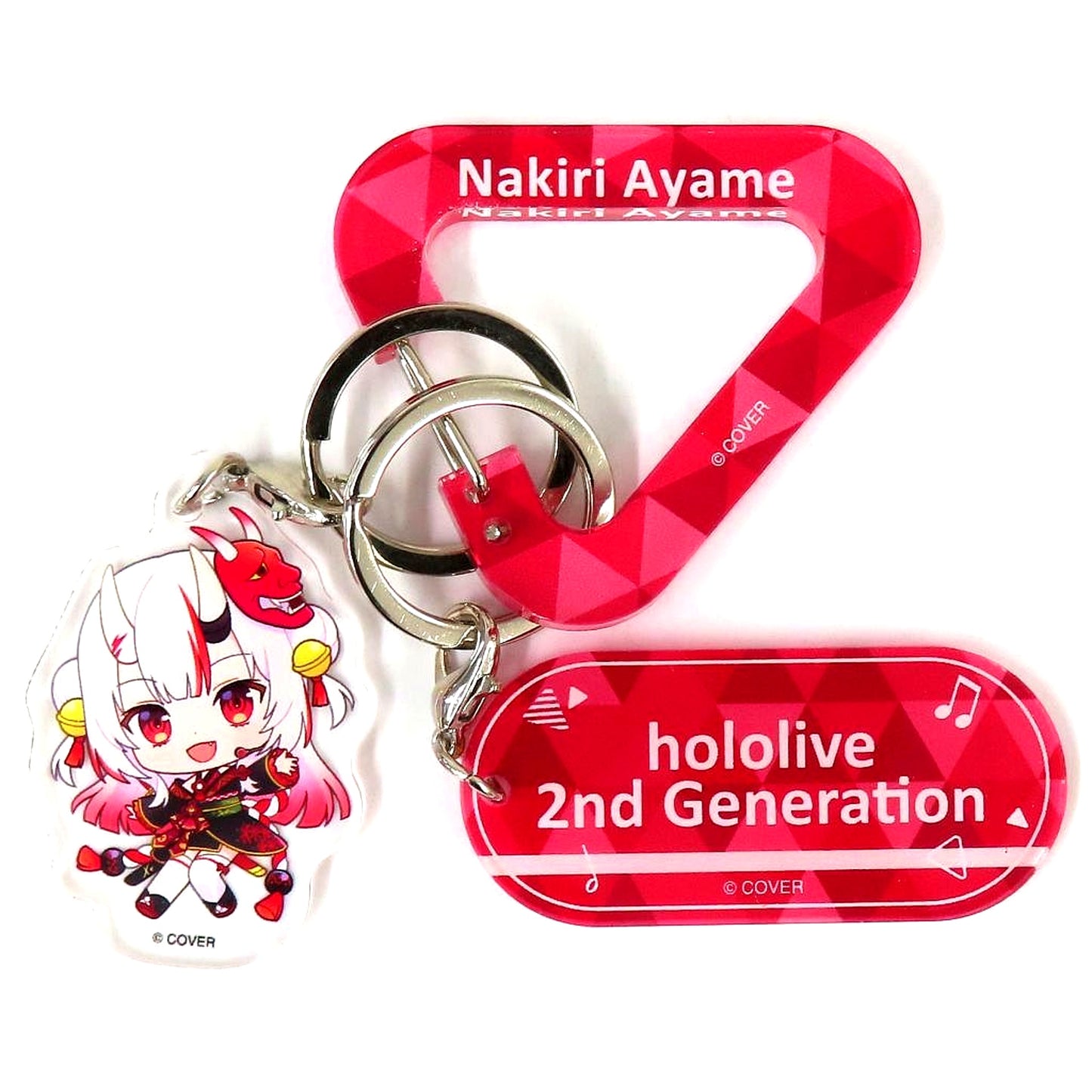 Nakiri Ayame Hololive Holo-mini Vocal Series 2nd Gen Carabiner Charm [USED]