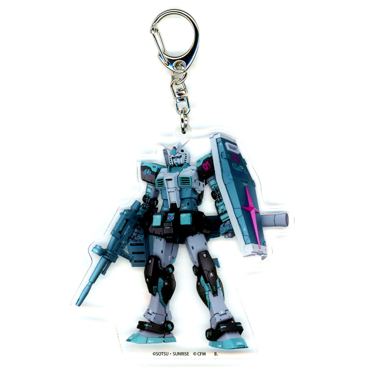 RX-78-2 Gundam Hatsune Miku Ver. Gundam 45th Anniversary x Hatsune Miku Acrylic Charm [USED]