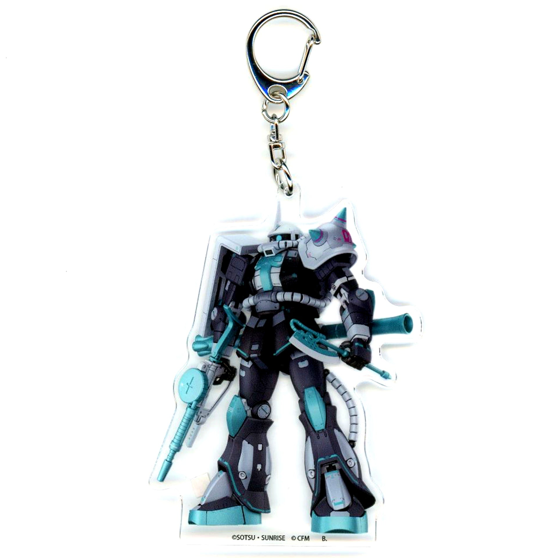 MS-06S Zaku II Hatsune Miku Ver. Gundam 45th Anniv x Hatsune Miku Acrylic Charm [USED]