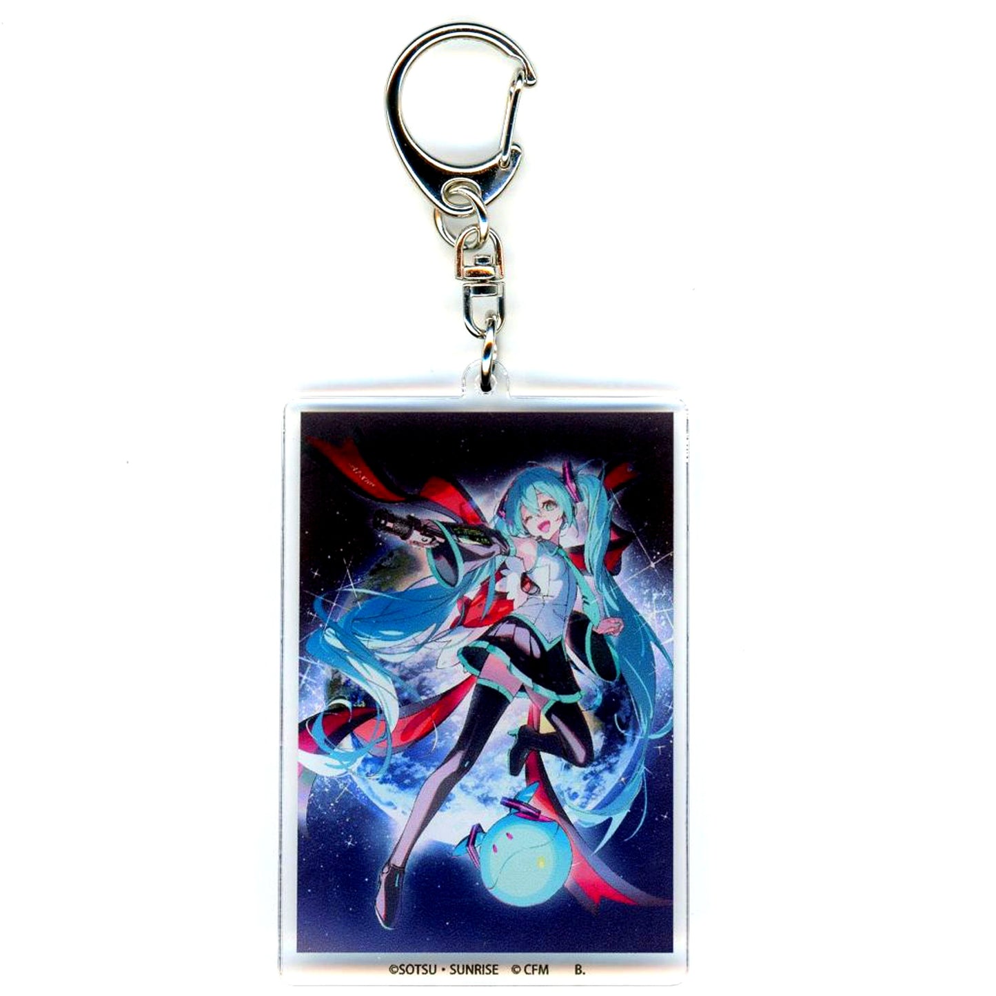 Hatsune Miku x Aile Strike Gundam Gundam 45th Anniv x Hatsune Miku Acrylic Charm [USED]