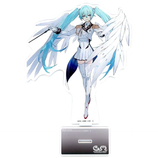 Hatsune Miku x Wing Gundam Zero EW Gundam 45th Anniversary x Hatsune Miku Big Acrylic Stand [USED]