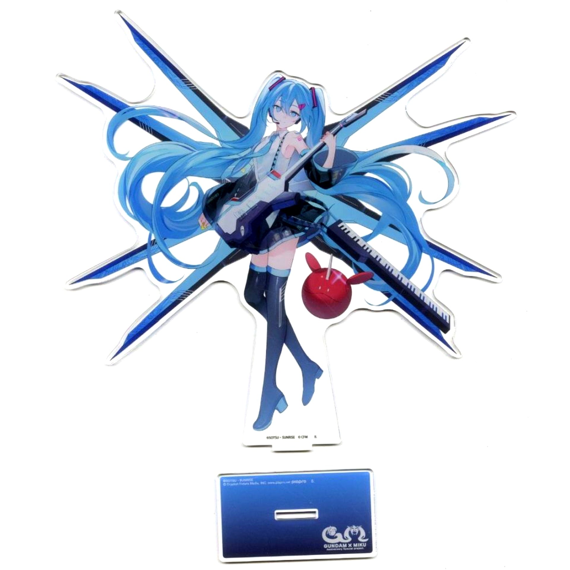 ZGMF/A-262B Strike Freedom Gundam Type II Gundam 45th Anniv x Hatsune Miku Big Acrylic Stand [USED]