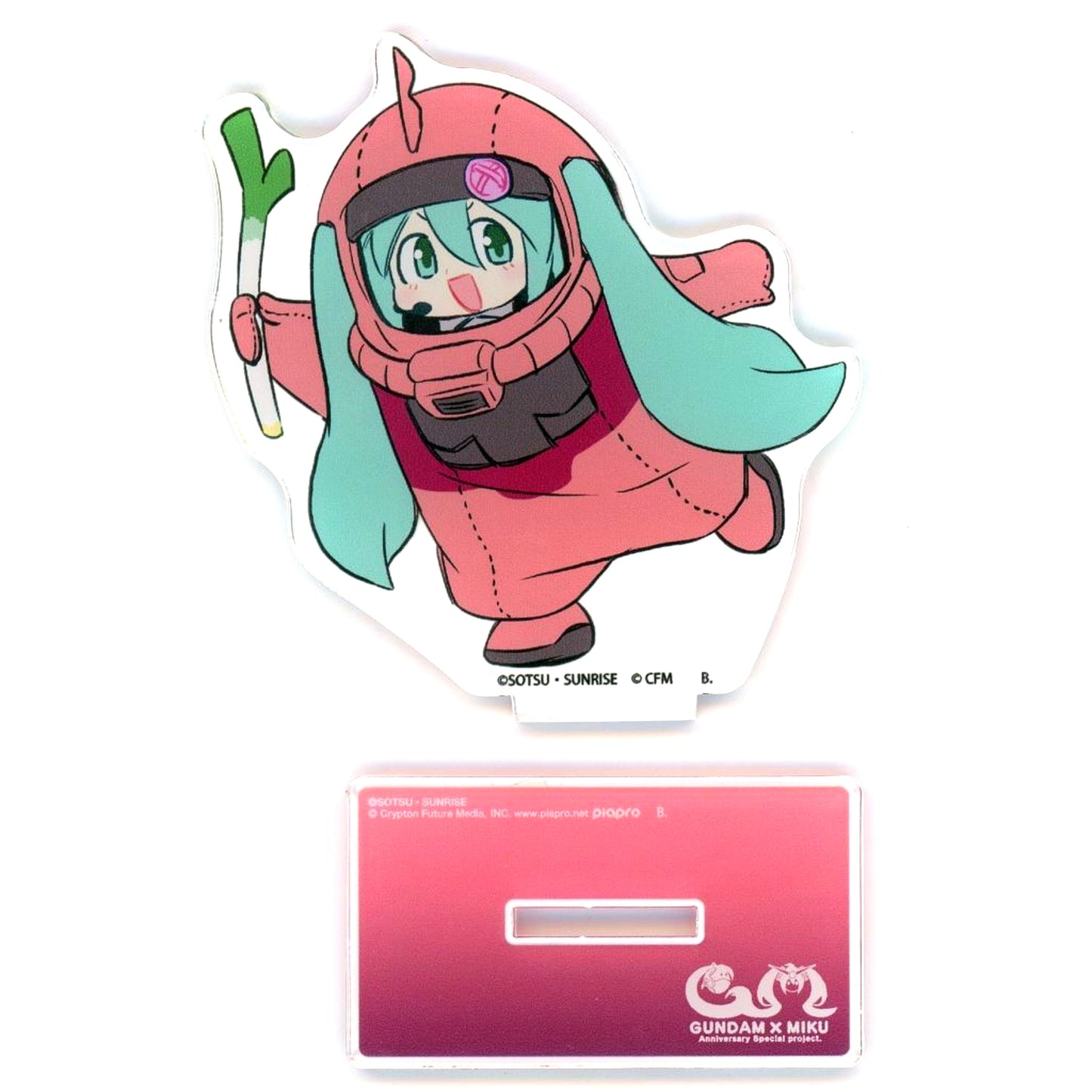 Char Zaku Costume Hatsune Miku Ver. Gundam 45th Anniversary x Hatsune Miku Acrylic Stand Standard Size [USED]