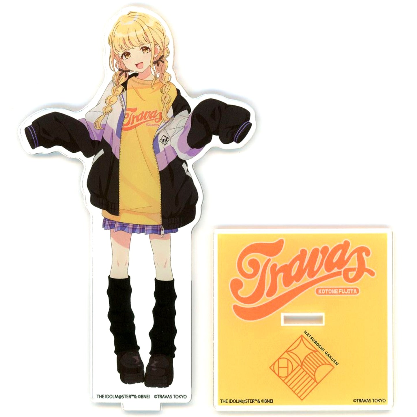 Kotone Fujita Nylon Jacket Outfit Gakuen Idolmaster Acrylic Stand TRAVAS TOKYO [USED]