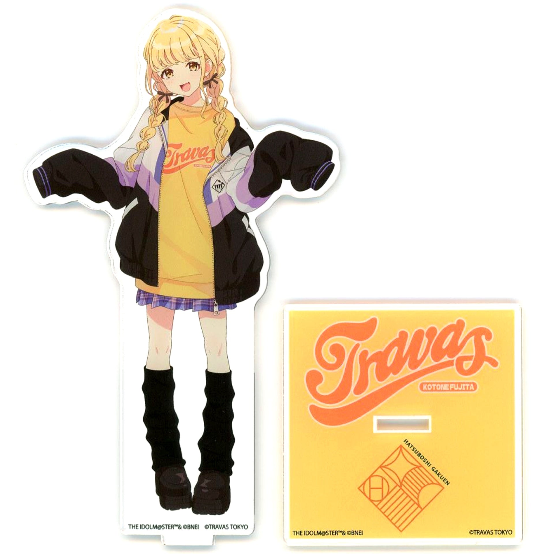 Kotone Fujita Nylon Jacket Outfit Gakuen Idolmaster Acrylic Stand TRAVAS TOKYO [USED]