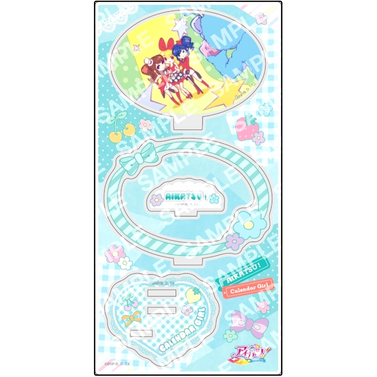 E. Group A Calendar Girl Aikatsu! Acrylic Stand [USED]