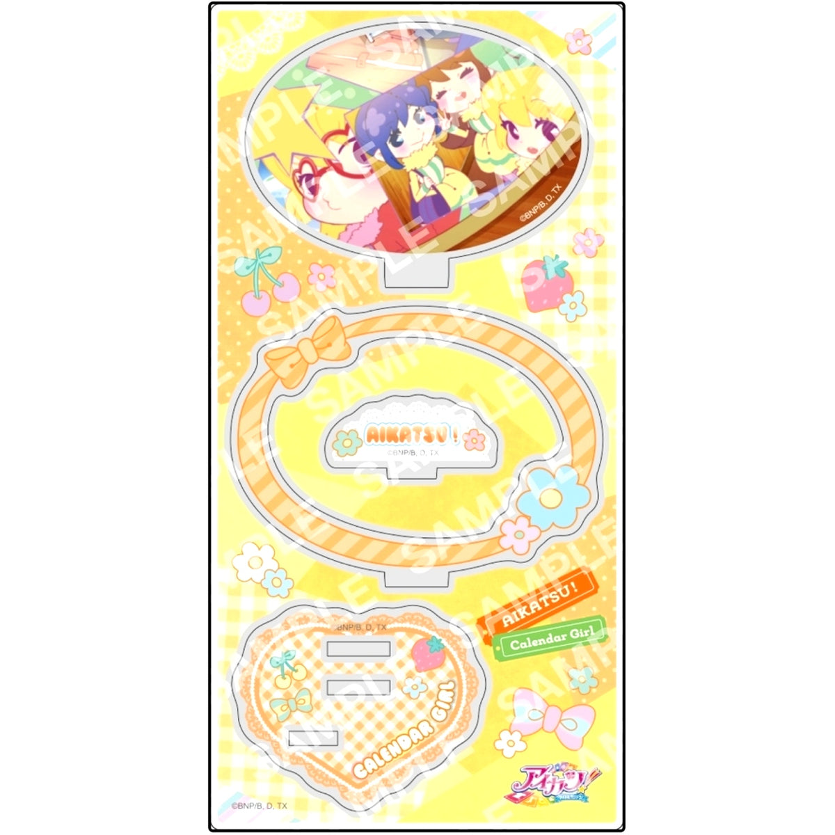 Group B Calendar Girl F. Acrylic Stand Aikatsu! [USED]