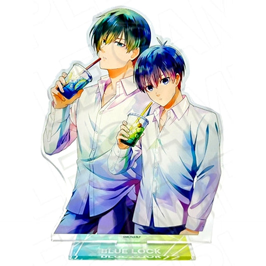 Yoichi Isagi & Rin Itoshi Acrylic Figure PALE TONE series Blue Lock [USED]