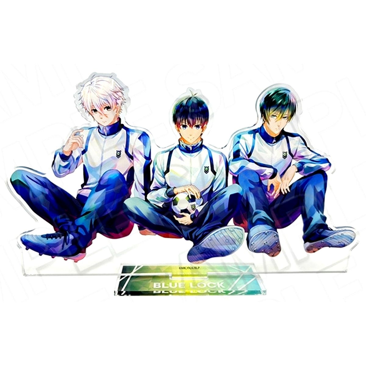Yoichi Isagi, Seishiro Nagi, Rin Itoshi Acrylic Figure Pale Tone Series Blue Lock [USED]