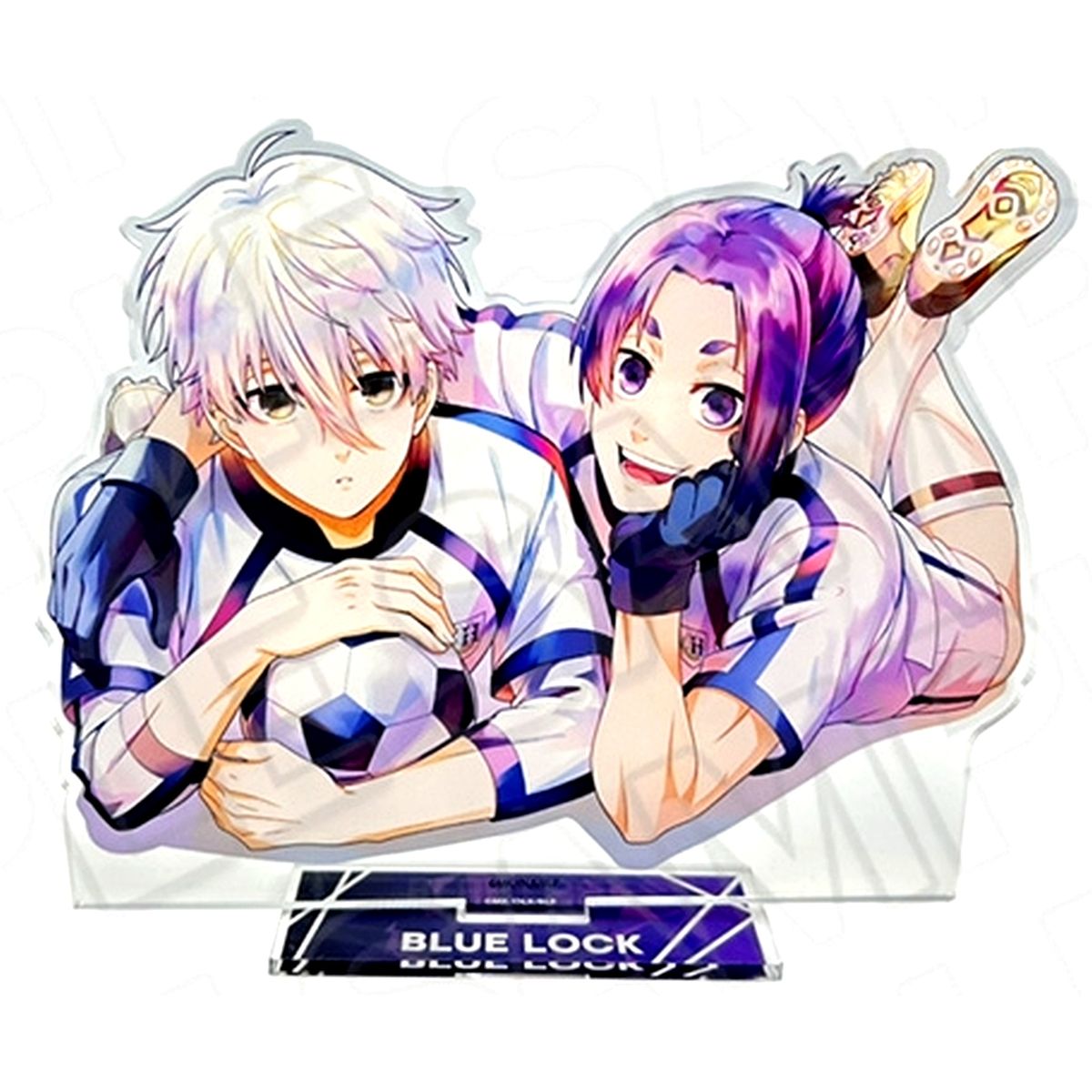 Seishiro Nagi & Reo Mikage B Acrylic Figure Pale Tone Series Blue Lock [USED]