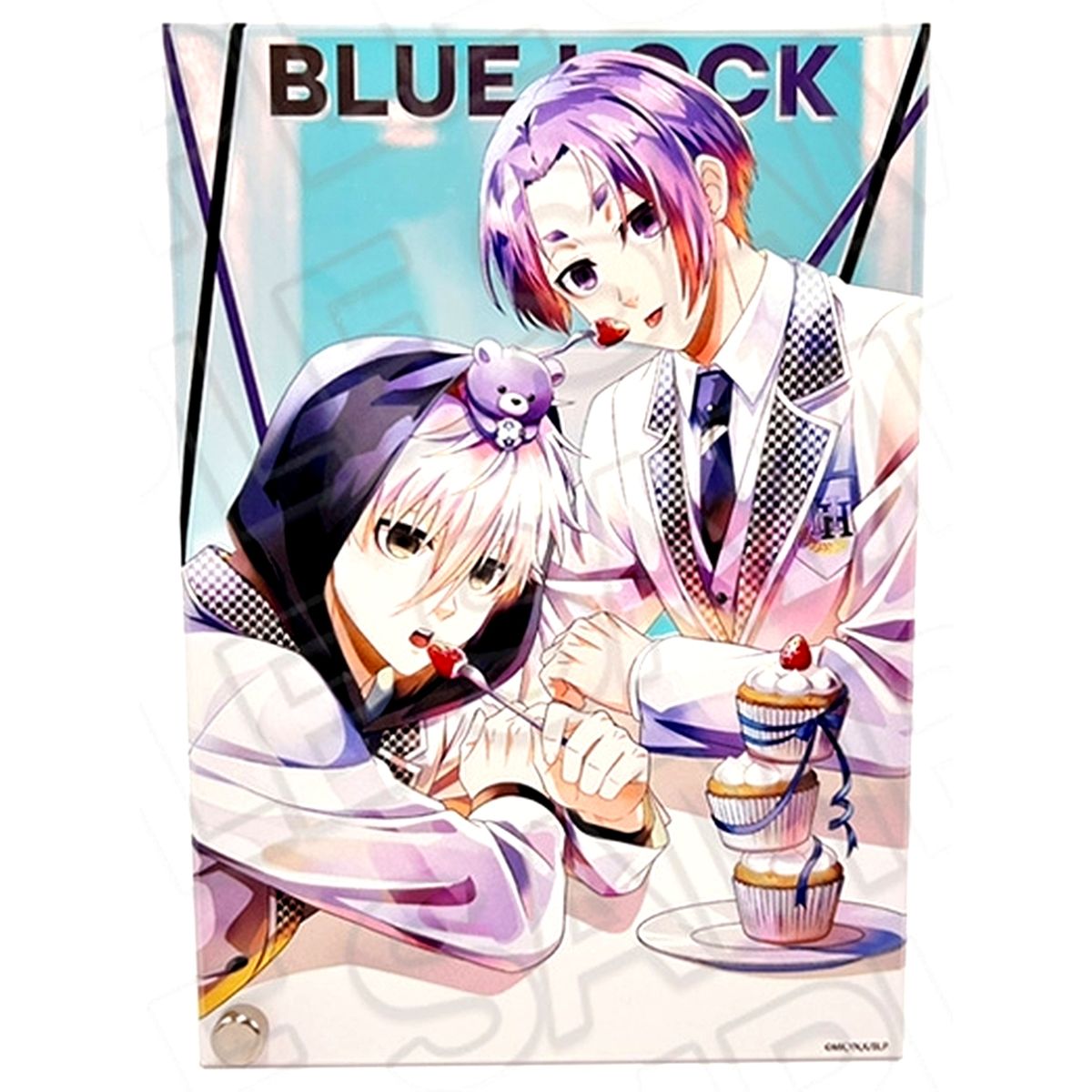 Seishiro Nagi, Reo Mikage Aurora Mini Acrylic Art Pale Tone Series Blue Lock [USED]