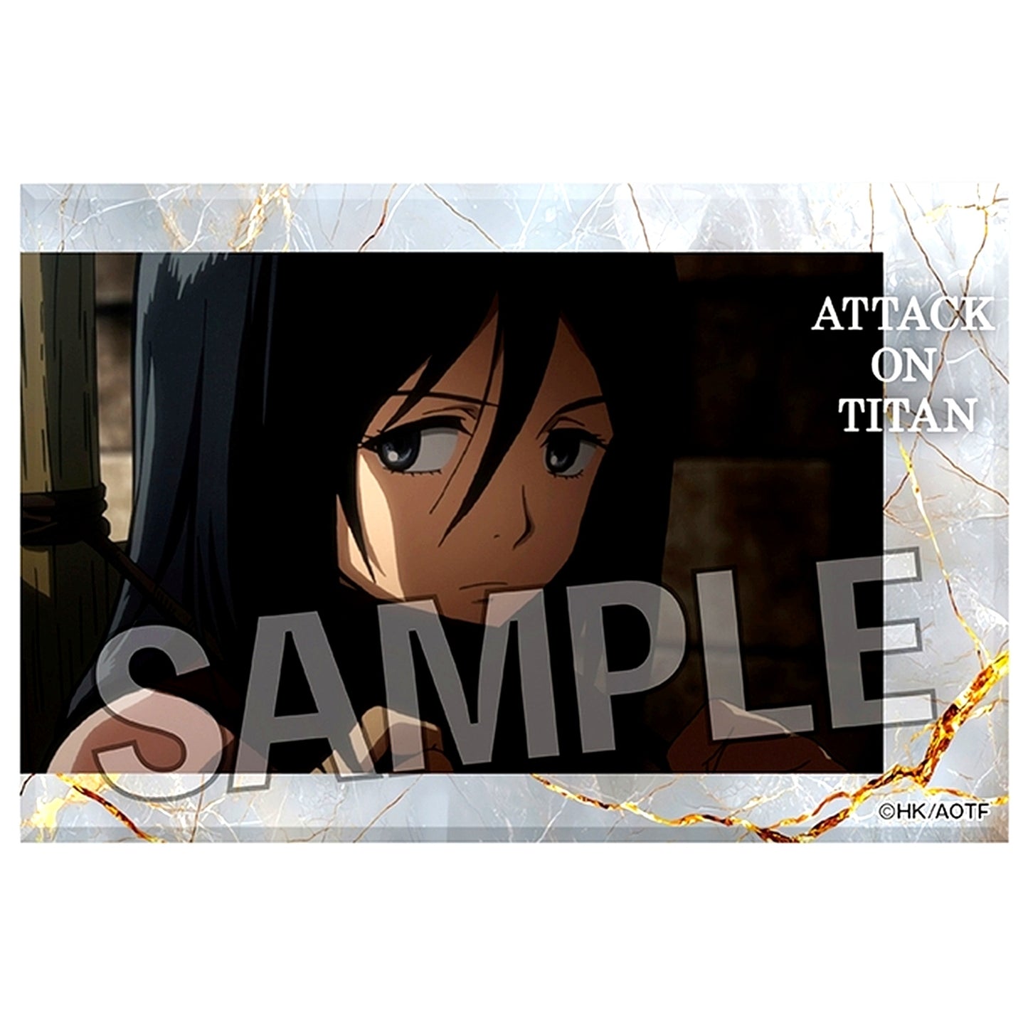 Mikasa Ackerman 3. Attack on Titan Stacking Block [USED]