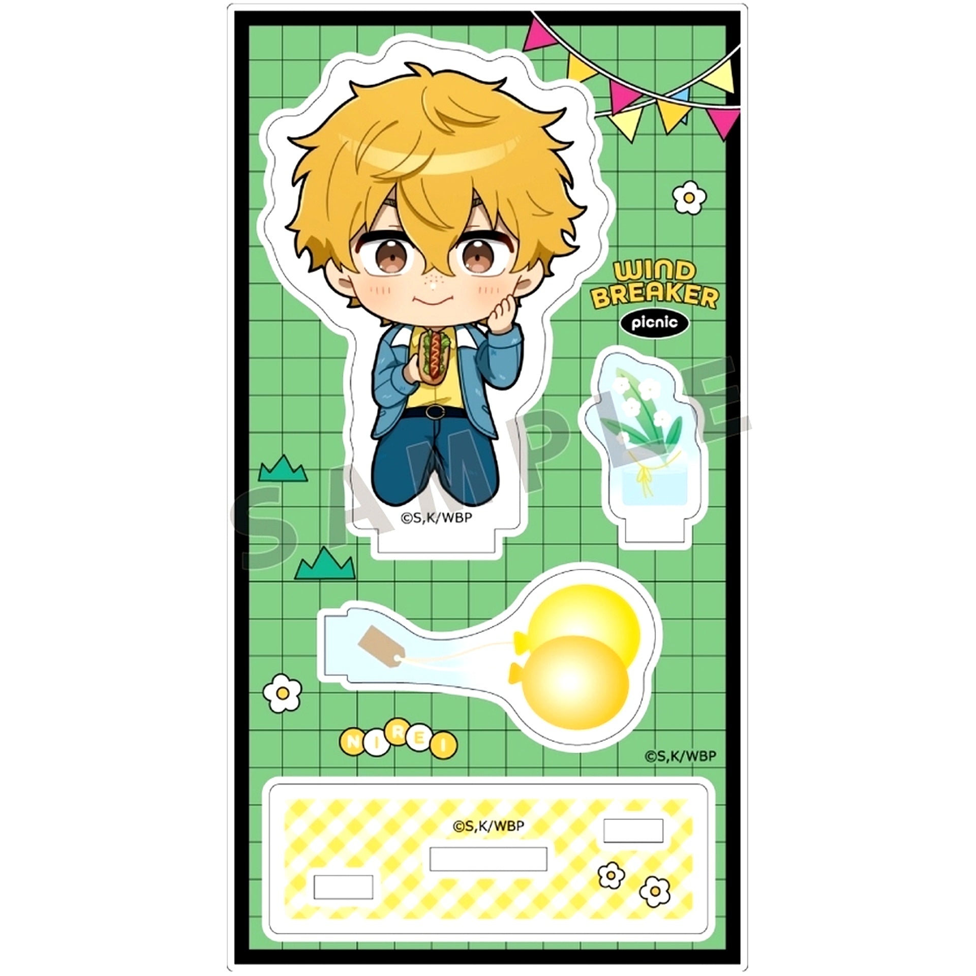 Akihiko Nirei Picnic Acrylic Stand Wind Breaker [USED]