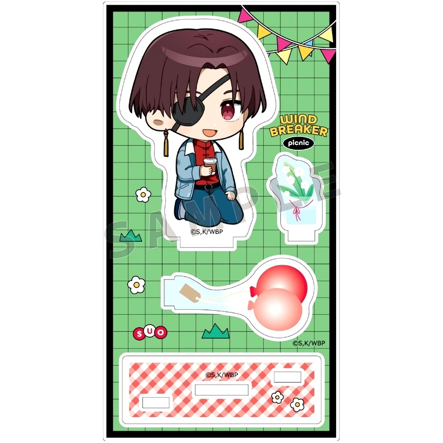 Hayato Suo Picnic Acrylic Stand Wind Breaker [USED]
