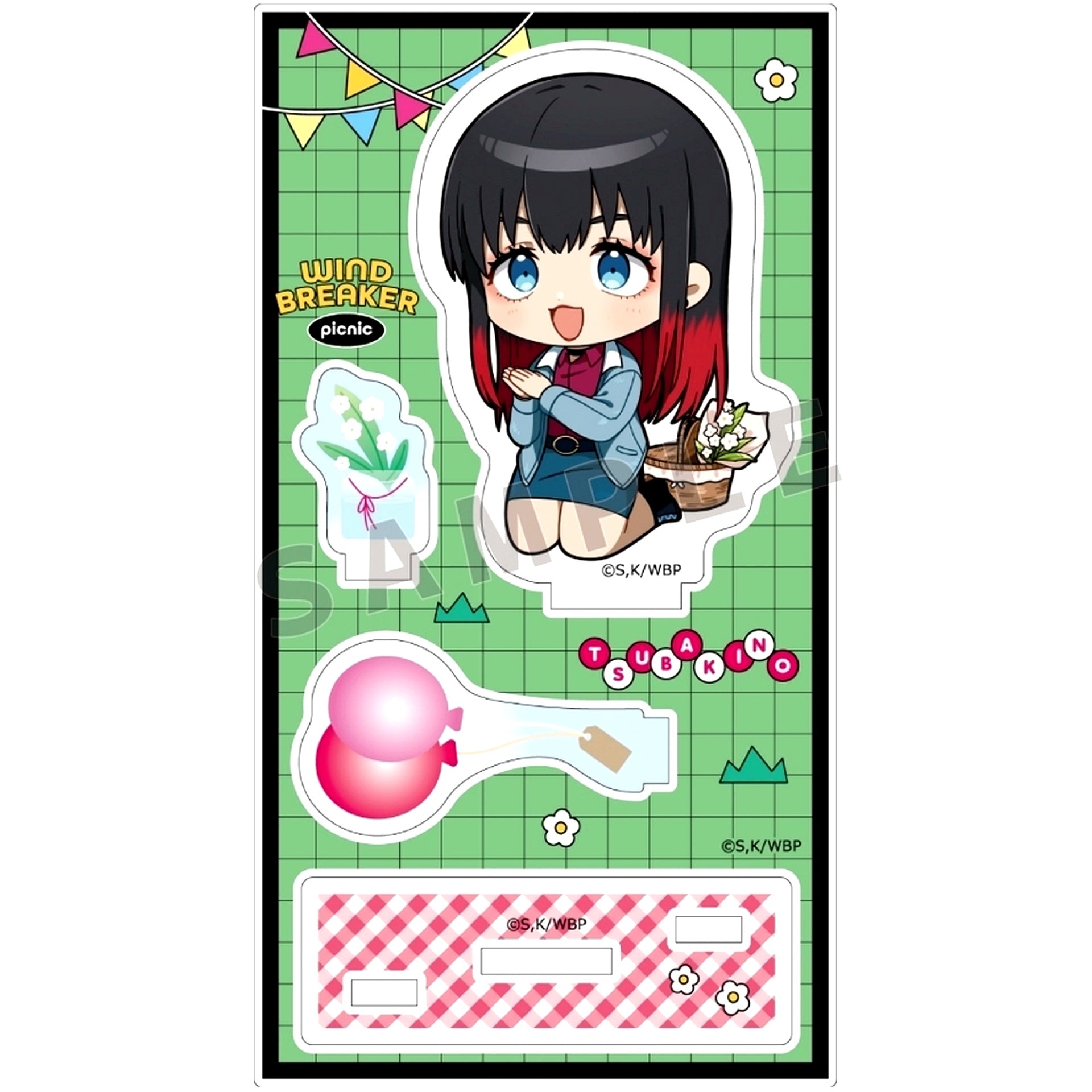 Tasuku Tsubakino Picnic Acrylic Stand Wind Breaker [USED]