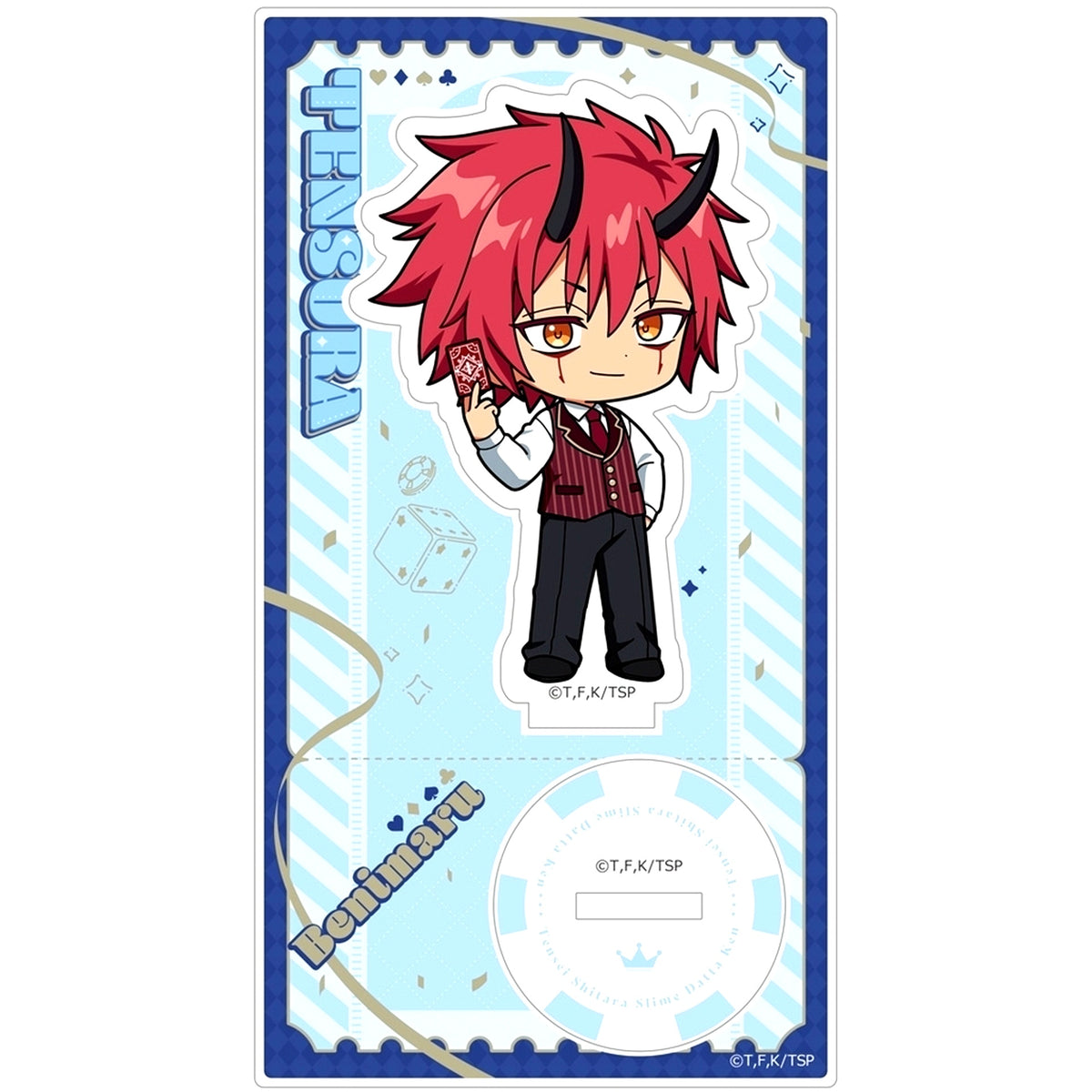 Benimaru Casino Mini Character Acrylic Stand That Time I Got Reincarnated as a Slime [USED]