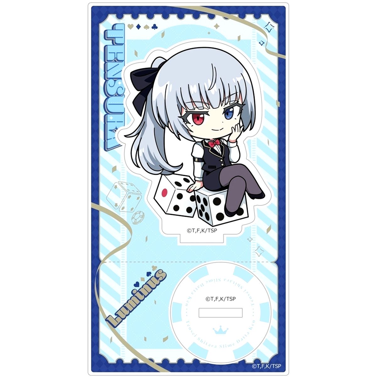 Luminous Valentine Casino Mini Character Acrylic Stand That Time I Got Reincarnated as a Slime [USED]